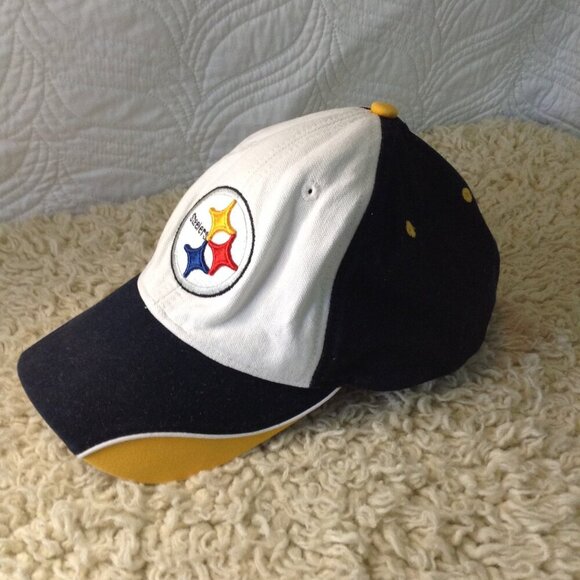 NFL Official Steelers Trucker hat; Adjustable, Pittsburg Football, Tailgating - Picture 5 of 7
